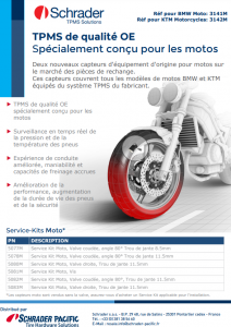 Image de la Brochure pour les TPMS moto