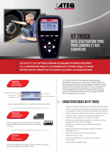 Image de la Brochure commerciale de l'outil de diagnostic VT Truck